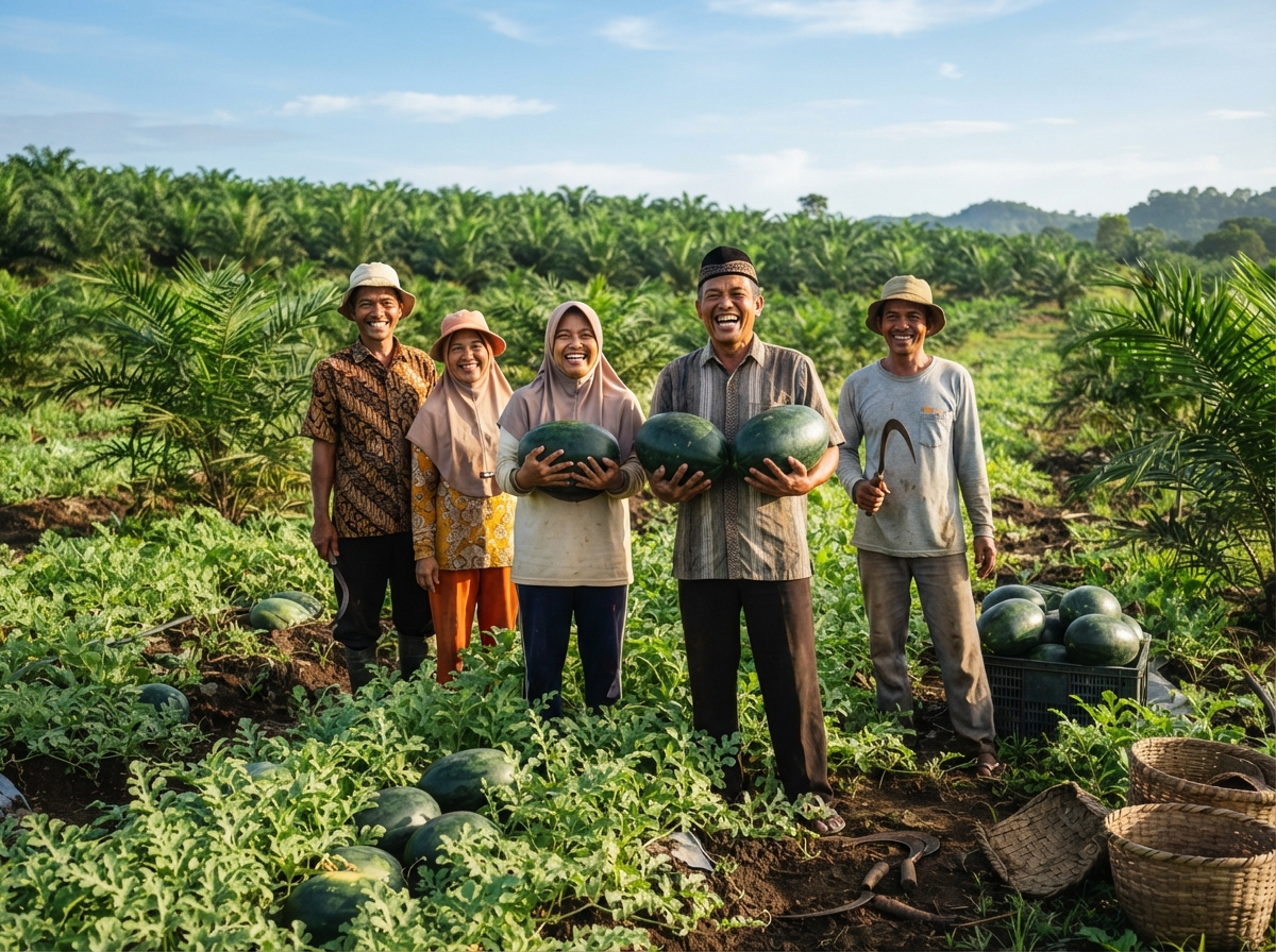 Kelompok tani semangka binaan Arconesia